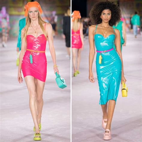 versace primavera 2022|versace dresses.